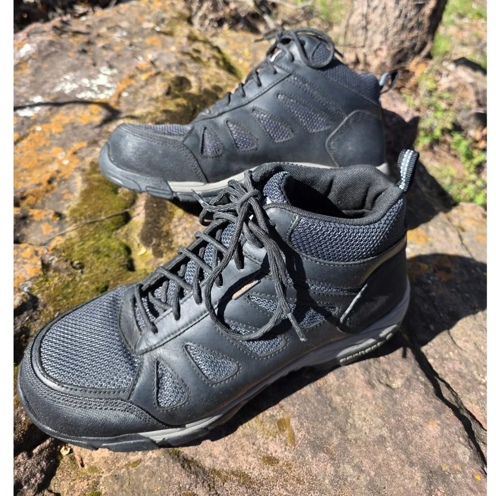 Carhartt Work Boots Men 11W‎ Black Lightweight Waterproof Composite Toe Hiking